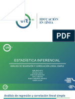 Analisis de Regresion y Correlacion