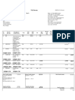 Car Service Invoice