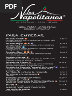 Español - Carta Los Napolitanos Rota