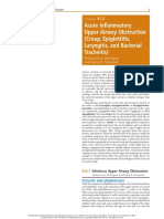 Acute Inflammatory Upper Airway Obstuction