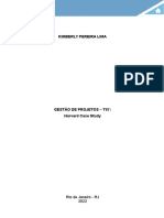 Gestão de Projetos (FGV) - Harvard Case Study