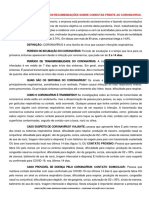 Orientações para Funcionários de Empresas Acerca Da Pandemia de Coronavirus.