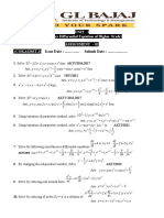 ASSIGNMENT - I (Mathematics - II)