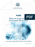 Plano de Ação para A Governação Eletrónica de Cabo Verde (2005)