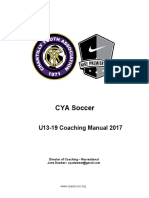 Final Spring 2017 U13 CYA Curriculum - Final