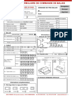 Formulaire Balais Client