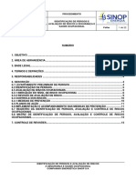 Procedimento PO-SST-001 - Identificação de Perigos e Avaliação de Riscos