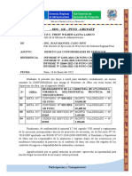 Informe de Conformidades de Servicios