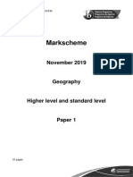 Geography Paper 1 HL N19