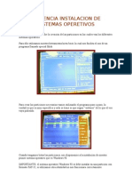 Evidencia Instalacion de Sistemas Operetivos