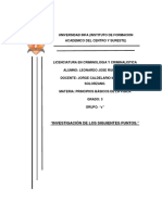 Investigacion de Los Siguientes Puntos - Principios Basicos de La Fisica