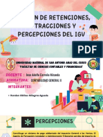 Régimen de Retenciones, Detracciones y Percepciones Del IGV