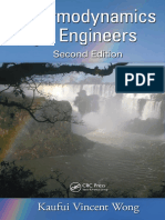 Wong K.V. Thermodynamics For Engineers (2ed., CRC, 2012) (ISBN 9781439897027) (O) (440s) PT