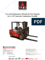 Use and Maintenance Manual & Part Manual MAXLIFT