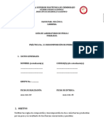 Práctica 11 DESCOMPOSICIÓN DE FUERZAS