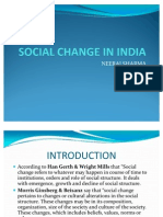 Social Change in India