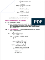 Chemical Kinetics Long Questions