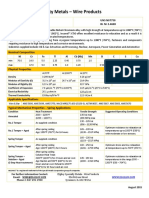 AMS 5699 Wire - Inconel Alloy X750 (Aug 2015)