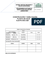 ALB-PO-SGC-028 Construcción y Habilitación Nueva Planta de Agua en Laboratorio V1