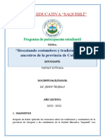 Unidad Educativa "Saquisilí": Programa de Participaci N Estudiantil