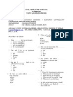 Uas Bahasa Inggris SMT 1 Karyawan