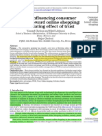 Factors Influencing Consumer Attitudes Toward Online Shopping: The Mediating Effect of Trust