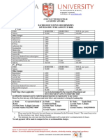 SSP Undergraduate Fees Structure 2018-2019