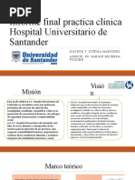 Informe Final Practica Clínica Hospital Universitario de Santander