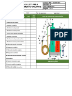 Check-List Equipamento de Oxicorte