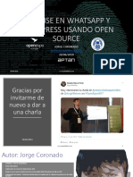 Forense en Whatsapp y Wordpress