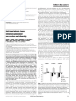 Soil Invertebrate Fauna Enhances Grassland Succession and Diversity