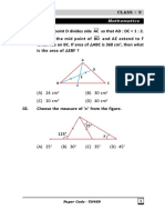 Class 09 Nstse-2023-Paper Un489