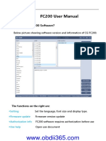 FC200 User Manual: 1. How To Use FC200 Software?