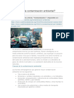 ¿Qué Es La Contaminación Ambiental?: Fuente