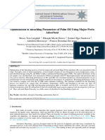 Optimization of Bleaching Parameters of