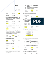 Preguntas de Examen de 1ro y 2do Aritmetica y RM