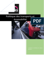 Cours Politique Transport 2022 - 2023