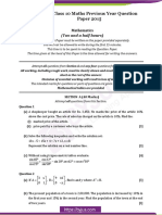 ICSE Class 10 Maths Previous Year Question Paper 2015