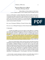 Filologia Portuguesa No Brasil