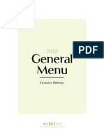 Minity General Menu - 2022-1