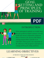 Goal Setting and Principles of Training