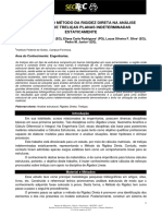 Aplicação Do Método Da Rigidez Direta Na Análise Matricial de Treliças