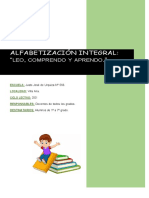 Proyecto de Alfabetizacion Integral.