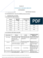 Exercise 12 HUMAN EVOLUTION COMPARING PRIMATES BHFLuna PDF