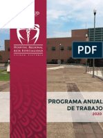 Programa Anual de Trabajo 2020