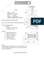 CDR Tee Strainers