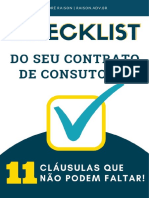 Checklist Contrato de Consultoria Ago19