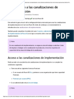 Canalizaciones de Implementación