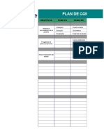 Plan de Comunicacion Interna en Excel Empresa