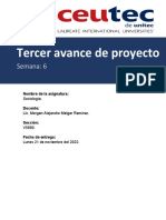 Tercer Avance - Cuerpos Limitados Por La Anorexia, Obesidad y Bulimia - Sociología - Semana 6